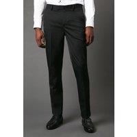 Burton Men's Black Skinny Fit Tuxedo Suit Trouser | Size: 32S