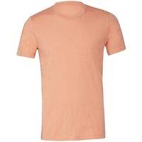 Bella + Canvas Men's Jersey Crew Neck T-Shirt in Pale Orange | Size: 2XL