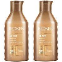Redken All Soft Shampoo 300ml Double in Clear