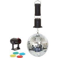 Netagon Mirror Disco Ball Party Set 150mm in Silver