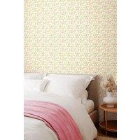 Hoopla Walls Petite Posy Matt Wallpaper in Pink