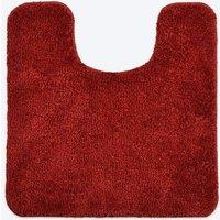 Allure Bath Fashions Luxury Microfibre Pedestal Mat Non-Slip in Burgundy