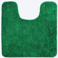 Allure Bath Fashions Luxury Microfibre Pedestal Mat Non-Slip in Dark Green