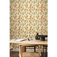 Hoopla Walls Orchid Bloom Matt Wallpaper in Amber