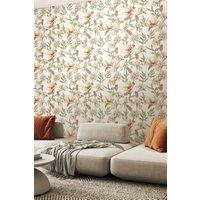 Hoopla Walls Orchid Bloom Matt Wallpaper in Dusty Pink