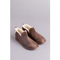 Lakeland Leather Men's Leather Slipper Boot in Brown | Size: 12