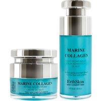 Erth Skin London Women's Marine Collagen Night Repair Anti-Aging & Anti-Wrinkle Duo in White