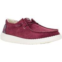 Hey Dude Women's Wendy Corduroy Leo Shoes in Dark Red | Size: 7