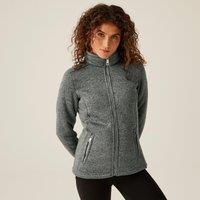 Regatta Women's Razia II Full Zip Bonded Fleece in Grey | Size: 20
