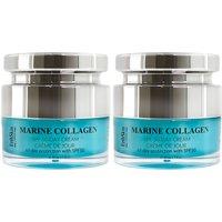 Erth Skin London 2x Marine Collagen SPF50 Day Cream 50ml in White