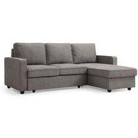Whitehart Furniture LTD Logan Corner Textured Weave Sofa Bed in Grey