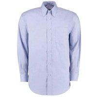 Kustom Kit Men's Oxford Classic Long-Sleeved Shirt in Light Blue | Size: 15 inches