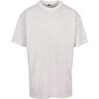 Build Your Brand Men's Heavyweight Oversized T-Shirt in Purple | Size: Large