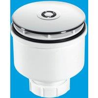 McAlpine ST90CB10-V 90mm x 50mm Water Seal Shower Trap with 2" Universal Ver in White