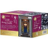 Shatchi 750LEDs Multifunction Timer String Fairy Lights 75M Indoor/Outdoor Decorations in White