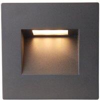 Netlighting Albus CCT LED Outdoor Wall Guide Black 300040006500K IP65