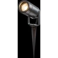 Netlighting Knightsbridge EAMON 230V IP65 GU10 Polycarbonate Spike light Anthracite EASPK1A in Black
