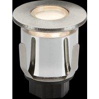 Netlighting Knightsbridge 230V IP65 0.6W LED Mini Ground Light comes with three Interchangeable Heads 3000K LEDM06WW in Grey
