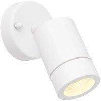 Netlighting Palin Outdoor Spotlight Gloss White Glass IP44 GU10