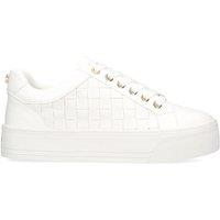 Carvela Women's 'Checker' Trainers in White | Size: 3