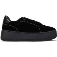 'Lighter Velvet' Suedette Trainers