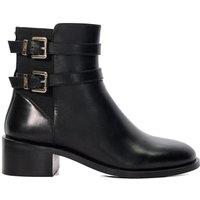 Dune London Women's 'Patter' Leather Ankle Boots in Black | Size: 3