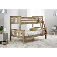 Carra Triple Sleeper Bunk Bed With Memory Foam Mattresses