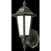 Netlighting LED Wall Lantern with Daylight Sensor Black 230V IP54 8W