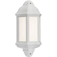 Netlighting LED Half Wall Lantern White 230V IP54