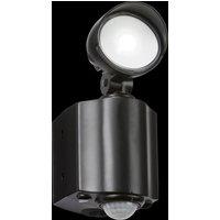 Netlighting Knightsbridge 230V IP55 LED Security Spotlight Black FL8ABK