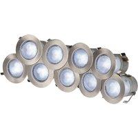 Netlighting Cool White LED Kit 6000K 230V IP65 10 x 0.2w in Grey
