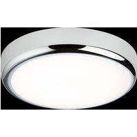 Netlighting CCT Adjustable LED Bulkhead CW Chrome Trim 230V IP65 9W in Grey