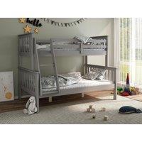 Bedmaster Carra Triple Sleeper Bunk Bed in Grey | Size: Small Double