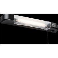 Netlighting LED Shaver Light with Dual USB Charger Matt Black 230V IP20 6W
