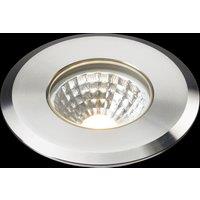 Netlighting LED Stainless Steel Recessed Ground Light 3000K 230V IP65 5W in Grey