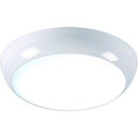 Netlighting LED Emergency Bulkhead Fitting with Sensor 6000K 230V IP44 14W in White