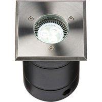Netlighting Square Stainless Steel Walkover Driveover Light 230V IP67 in Grey