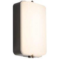 Netlighting LED Security Amenity Bulkhead CW MSensor Black 230V IP54 5W