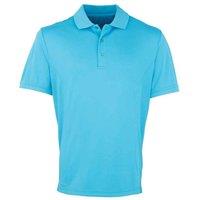 Premier Men's Coolchecker Pique Polo Shirt in Turquoise | Size: 3XL