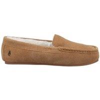 Hush Puppies Women's Annie' Mocassin Slipper in Tan | Size: 8