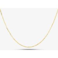 T.H.Baker Women's Gold Plated 20 Inch Trace Chain CA4DC040/0.50 GP | Size: 20 inches