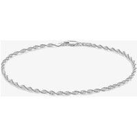 T.H.Baker Sterling Silver 7.5 Inch Twist Bracelet 8.29.3672 | Size: 7.5inch