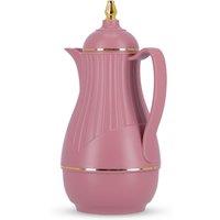 Royalford 1L Vacuum Flask Thermos Jug Insulated Airpot Hot Cold Drink Camping in Maroon