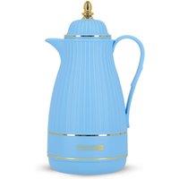 Royalford Vacuum Flask Thermos Jug 1L Insulated Airpot Hot Cold Drink Camping in Blue