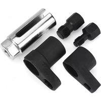 Autojack 5 Piece Oxygen Sensor Sockets & Thread Chaser Set in Black