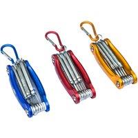Autojack Folding Ball End Allen Hex Keys 3pc Multi Coloured Tool