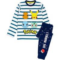 Pokemon Long Sleeve Long Leg Pyjama Set | White | Official Merch | Size: 4-5 Years