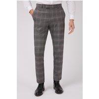 Antique Rogue Men's Check Trouser in Grey | Size: 44R