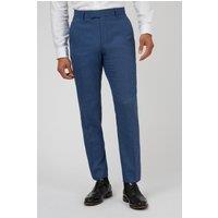 Antique Rogue Men's Blue Texture Trousers | Size: 42R
