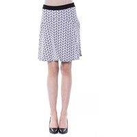 Chevron Aline Skirt- Black And White